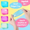 High Density Gel Ice Cube Stress Relief Toy – Squishy Sensory Ball - Image 6