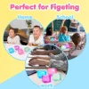 High Density Gel Ice Cube Stress Relief Toy – Squishy Sensory Ball - Image 4