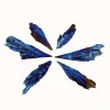 Kong Quelan Black Tourmaline Crystal Cluster – Feather Rainbow Plume Mineral Specimen, Original Stone Handicraft - Image 13