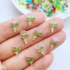 100Pcs Mini Shiny Rose Resin Cabochons – Flat Back 7x11mm DIY Scrapbooking - Image 5
