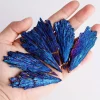 Kong Quelan Black Tourmaline Crystal Cluster – Feather Rainbow Plume Mineral Specimen, Original Stone Handicraft - Image 15