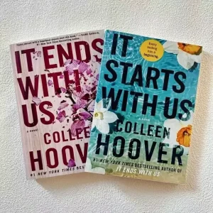 It Starts with Us & It Ends with Us by Colleen Hoover – English Bestseller Paperback