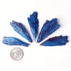 Kong Quelan Black Tourmaline Crystal Cluster – Feather Rainbow Plume Mineral Specimen, Original Stone Handicraft - Image 14