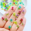 100Pcs Mini Shiny Rose Resin Cabochons – Flat Back 7x11mm DIY Scrapbooking - Image 6