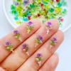 100Pcs Mini Shiny Rose Resin Cabochons – Flat Back 7x11mm DIY Scrapbooking - Image 3
