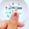 100Pcs Mini Shiny Rose Resin Cabochons – Flat Back 7x11mm DIY Scrapbooking - Image 2