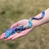 1Pc 3D Printed Gemstone Dragon Figurine-Iridescent Plastic Desk Decor Perfect Gift for Christmas - Image 4