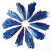 Kong Quelan Black Tourmaline Crystal Cluster – Feather Rainbow Plume Mineral Specimen, Original Stone Handicraft - Image 7