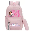 Gabby Dollhouses Girls Backpack Pencil Bag Kawaii Cartoon 2PC Gift Bag - Image 4