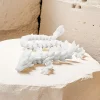 1Pc 3D Printed Gemstone Dragon Figurine-Iridescent Plastic Desk Decor Perfect Gift for Christmas - Image 8