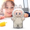 Labubu Transparent Protective Cover Monster Labubu V2 Sit Party Transparent Protective Shell Monster - Image 8