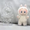 Labubu Transparent Protective Cover Monster Labubu V2 Sit Party Transparent Protective Shell Monster - Image 2